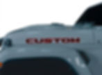 Jeep name decals