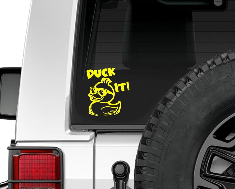 Duck It Funny Decal
