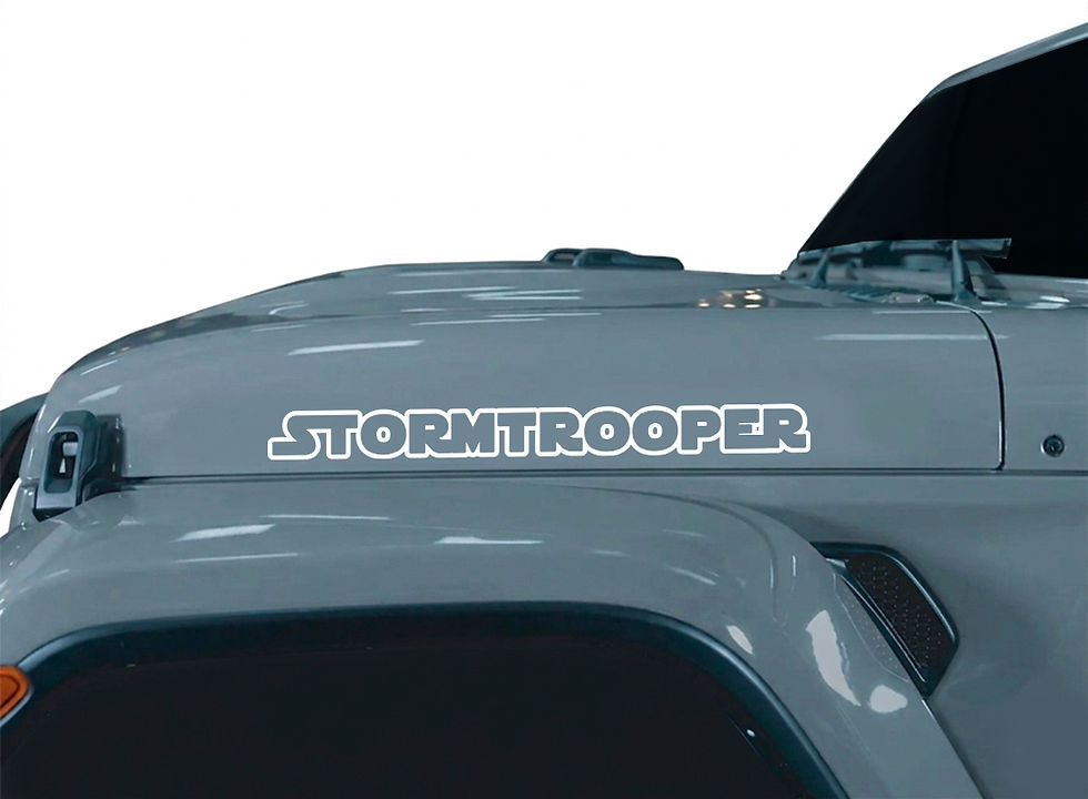 Thumbnail: stormtrooper hood decal jeep name