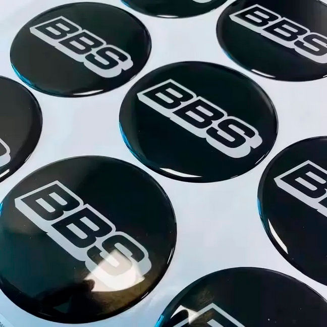 Thumbnail: 3D domed decals Embossed Stickers