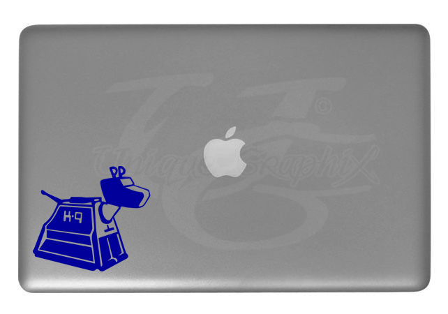 Thumbnail: Doctor Who Inspired K9 Decal Macbook Laptop Window Sticker