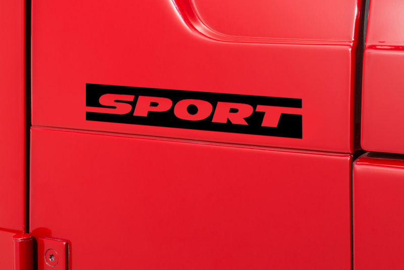 Jeep Sport fender decal