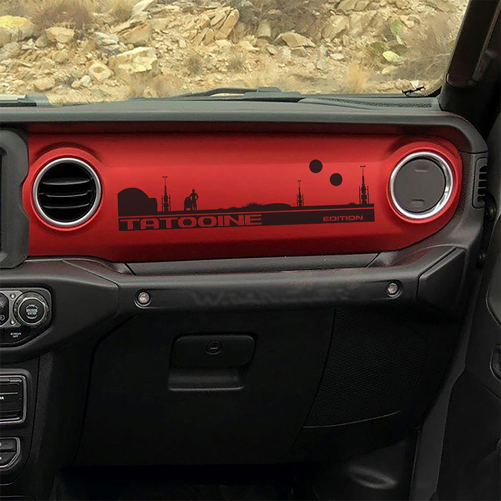 Thumbnail: Dash Decal Tatooine Edition fits any JL JT Gladiator or Wrangler Model