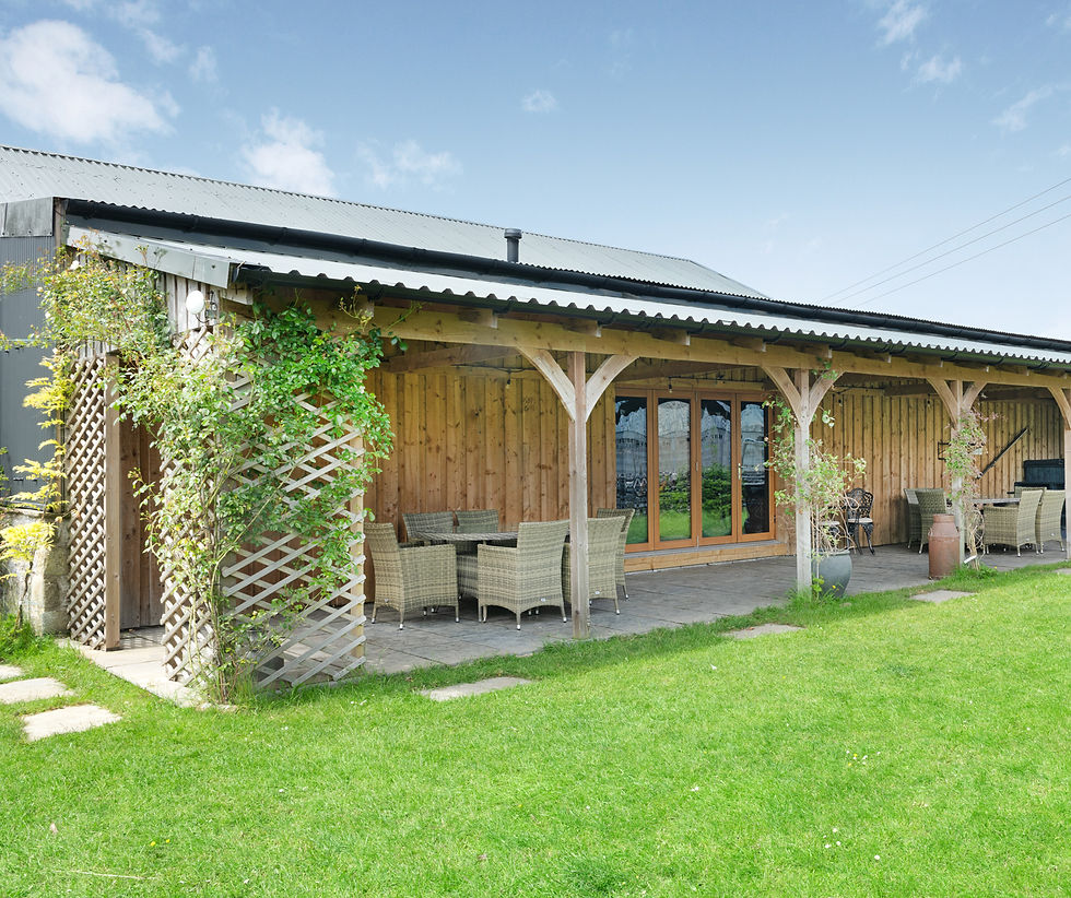 Covered terrace