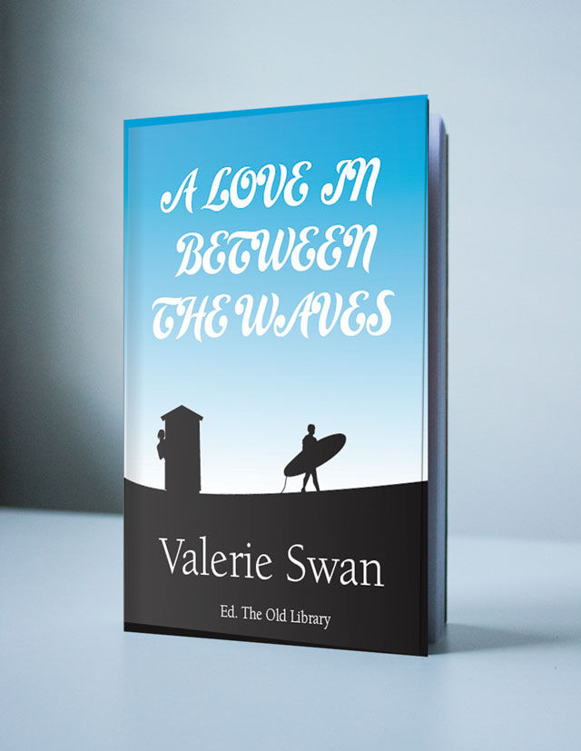Book Cover "A love in between waves"