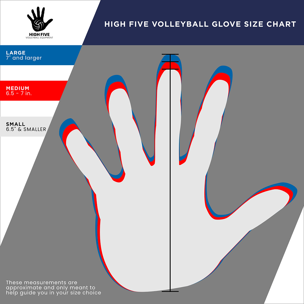 Thumbnail: High Five Volleyball Glove Set - Right and Left Glove