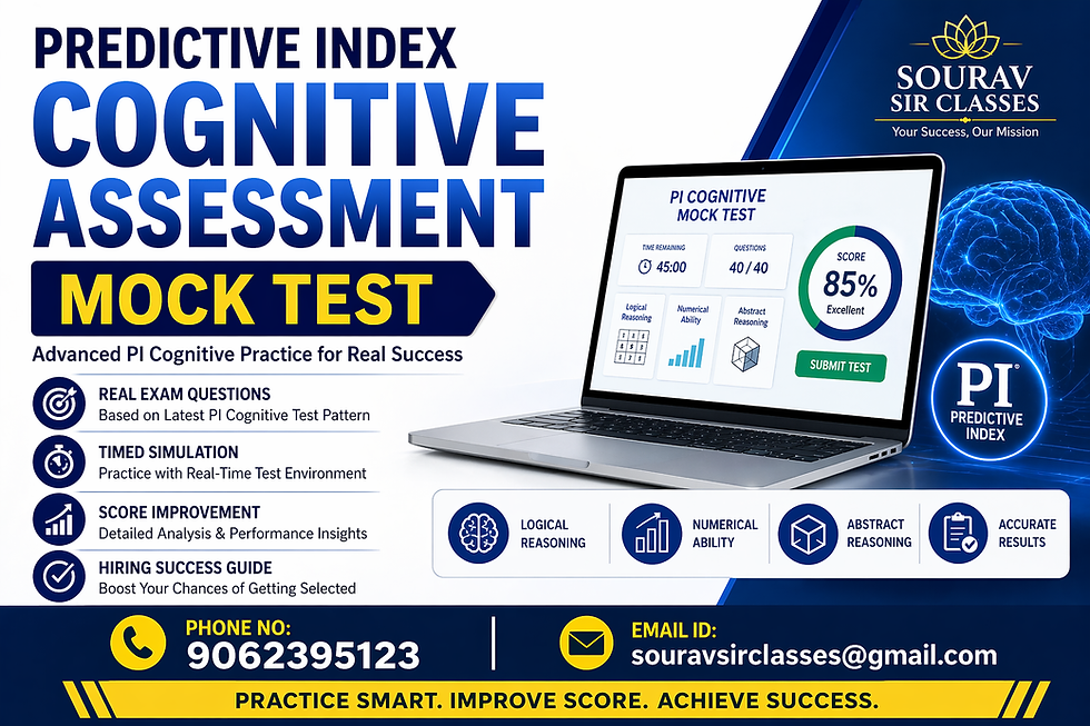 connitive assessment mock test