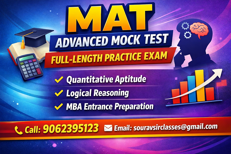 MAT ADVANCE MOCK TEST 