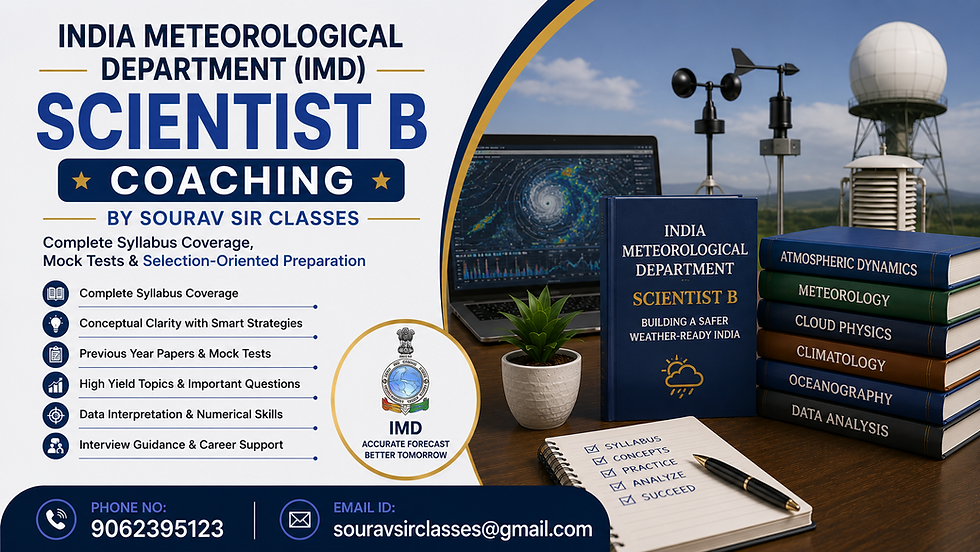India METEOROLOGICAL DEPARTMENT SCIENTIST B 
