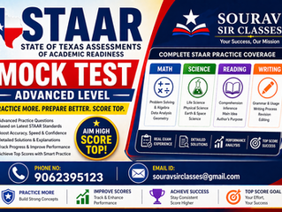 STAAR Mock Test Advanced Level – State of Texas Assessments of Academic Readiness Practice Questions, Math, Science, Reading & Top Score Guide