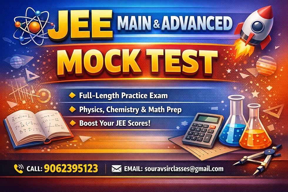 JEE MAIN & ADVANCE MOCK TEST