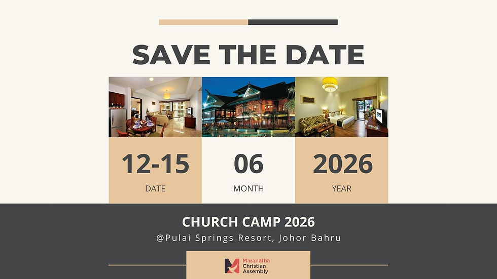 Save the Date: Church Camp 2026