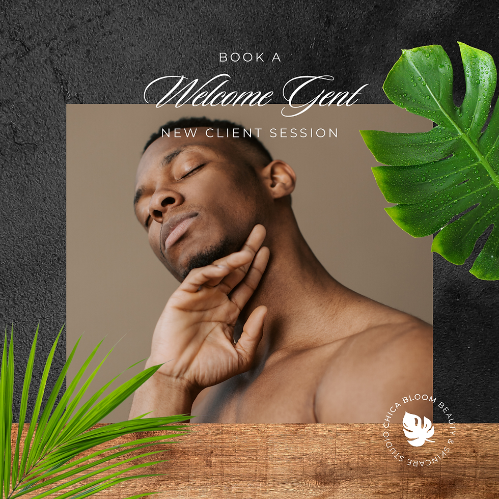 Chica Bloom Custom Men's Facials