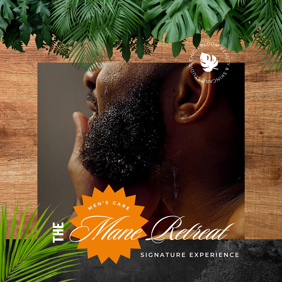 Chica Bloom Men's Beard Cared Service Signature Experience