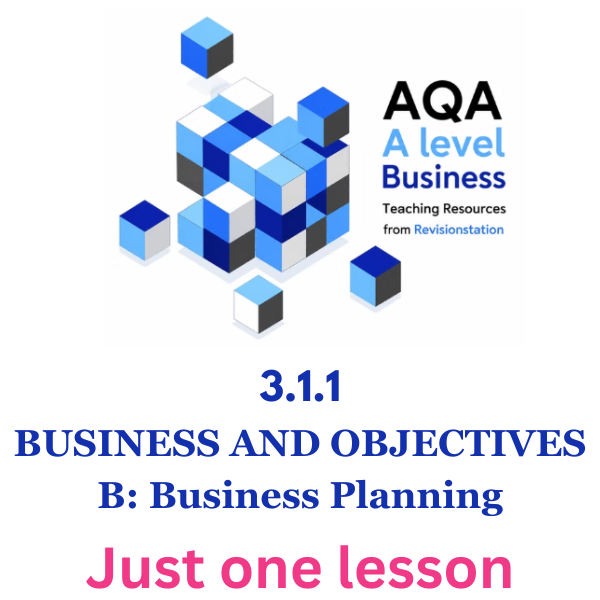 AQA A Level Business 3.1.1 Business and objectives B Business planning