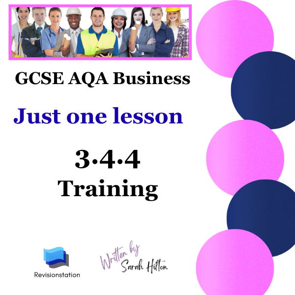 GCSE AQA Business 3.4.4 Training (only)