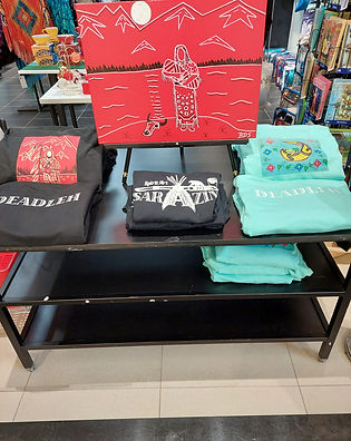 Sweaters from the Sarazin Spirit Art collection