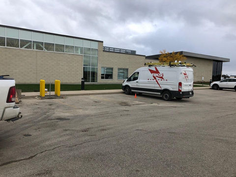 A view of the RKS Electric (2015) Inc service vehicle