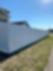 An image of a white fence