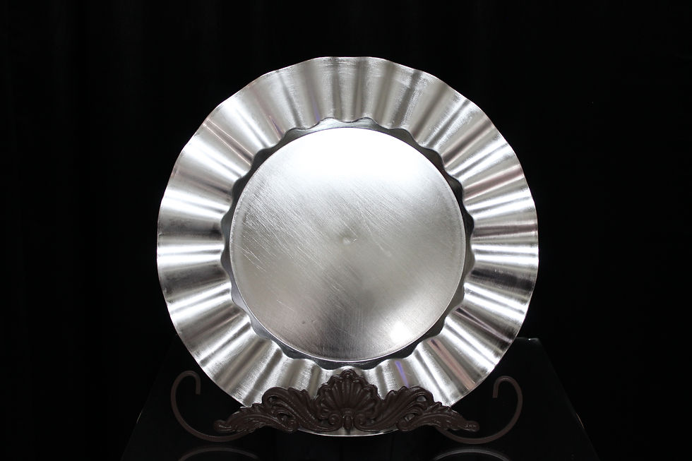 Thumbnail: Wavy Charger Plate 13" #F134