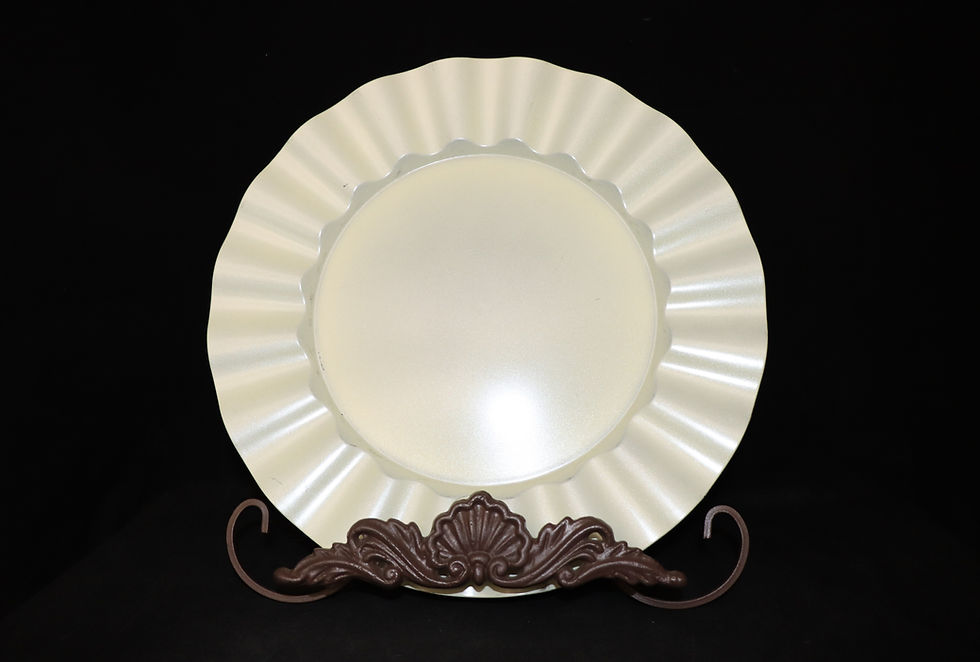 Thumbnail: Wavy Charger Plate 13" #F134