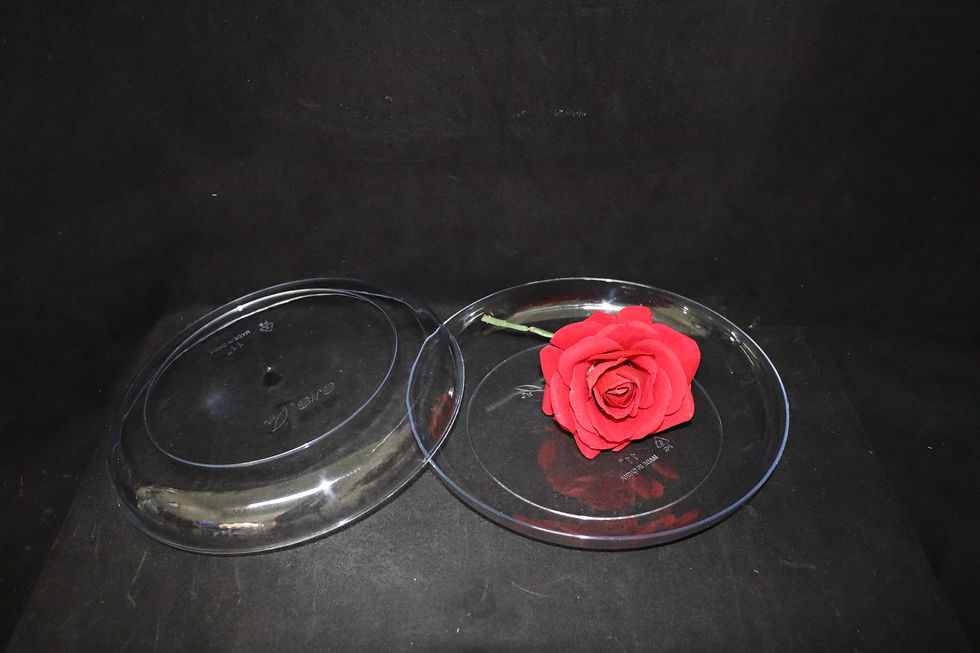 Thumbnail: 9" Clear Floral Dish