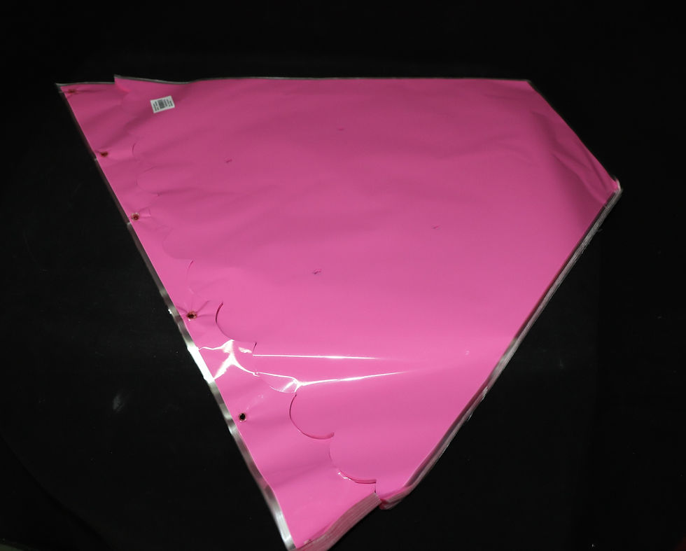 Thumbnail: 28" Hot Pink Flower Sleeves