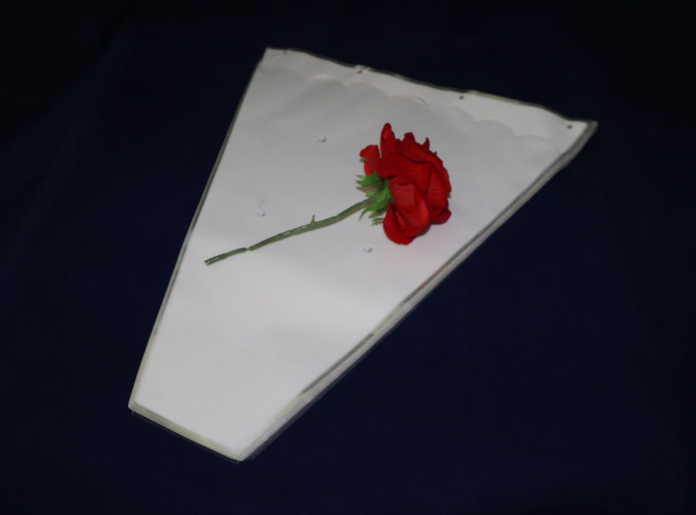 Thumbnail: 16" White Flower Sleeves