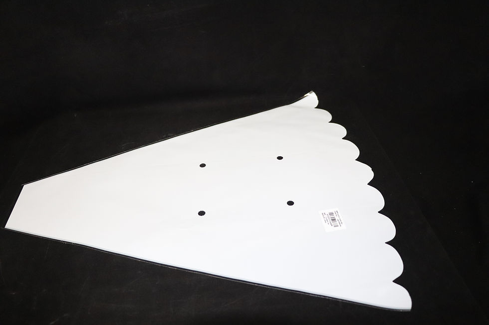 Thumbnail: 20" White Flower Sleeves