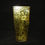 Thumbnail: Gold Tapered Sq Glass vase 4x9"