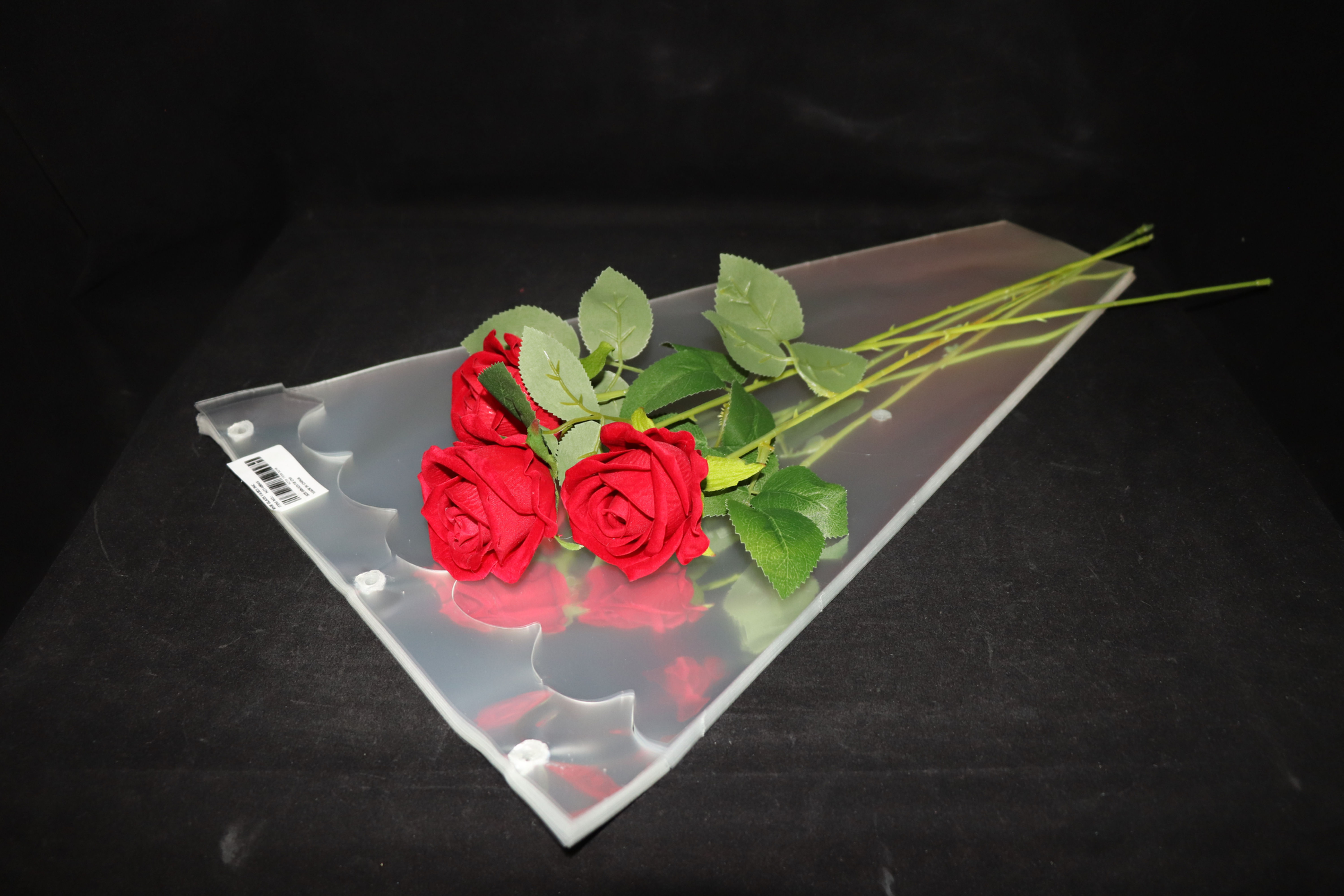 12" Clear Flower Sleeve