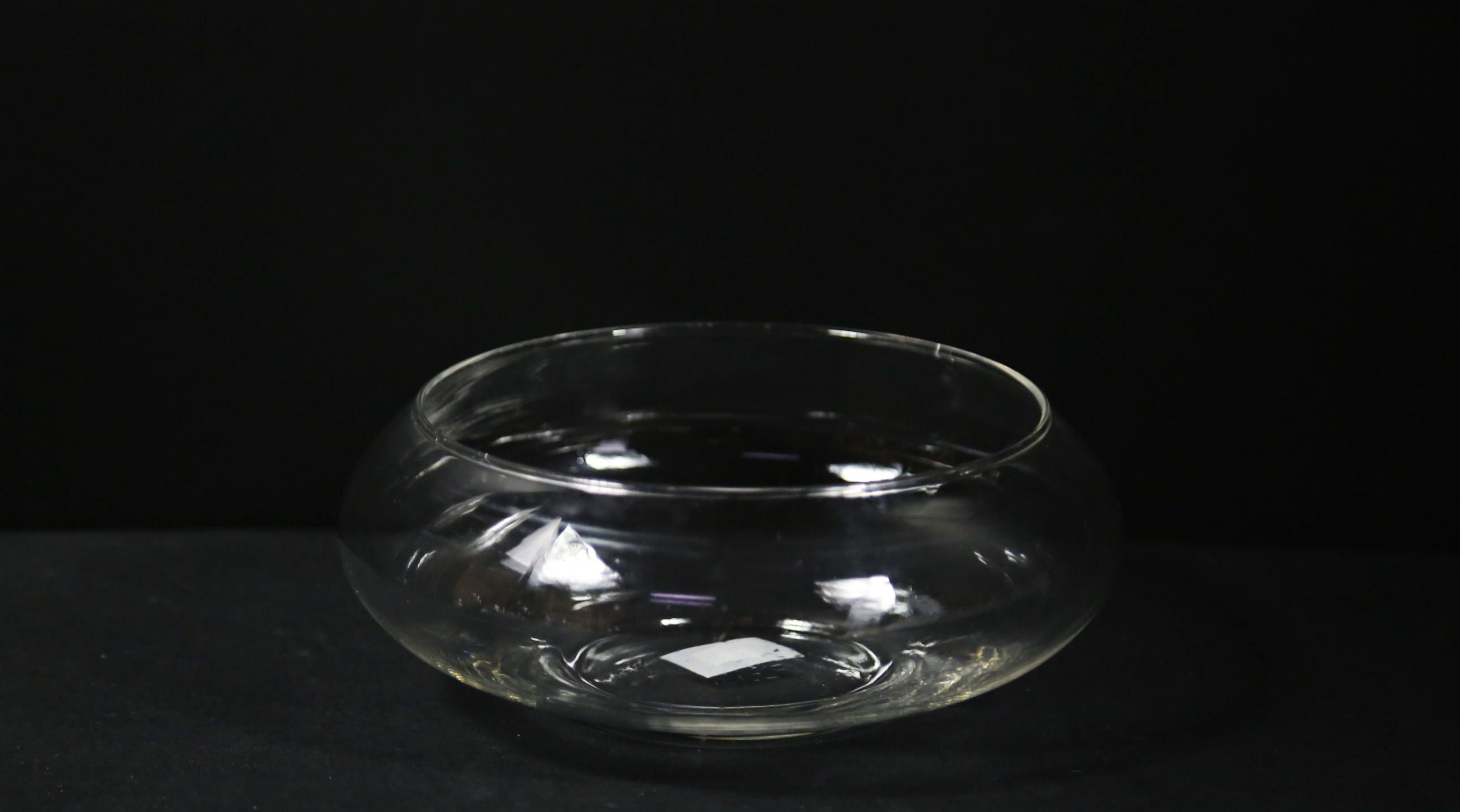 8" Lily Bowl /Flat fishbowl