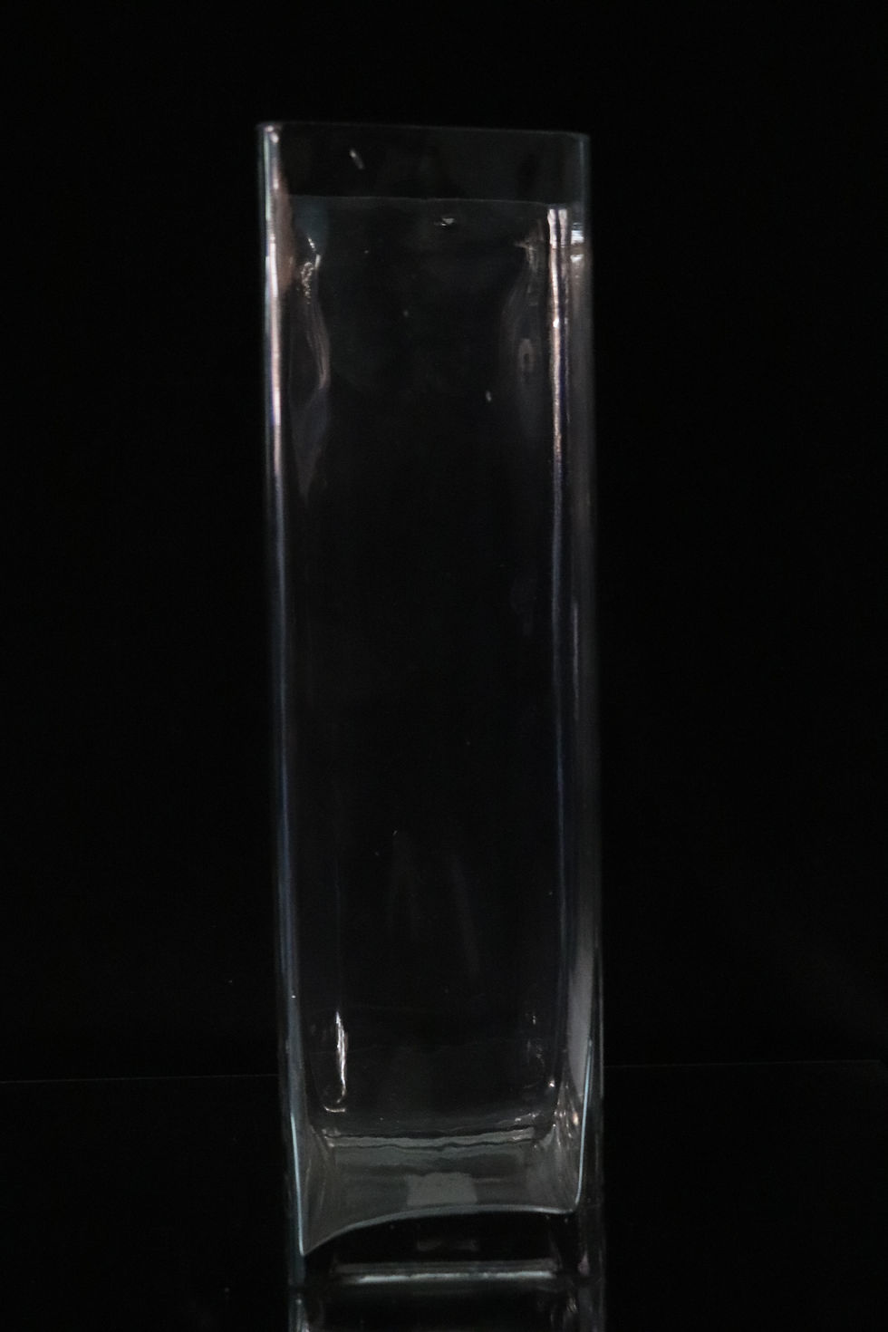 Thumbnail: 4x14" Tall Square glass vase