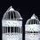 Thumbnail: White Metal Bird Cage 2pc/set YH17914A