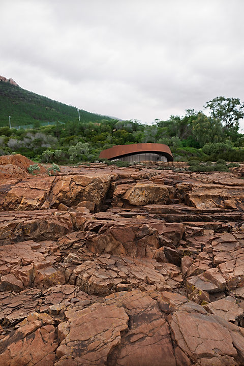 Architectural render of a Cultural center in French Riviera