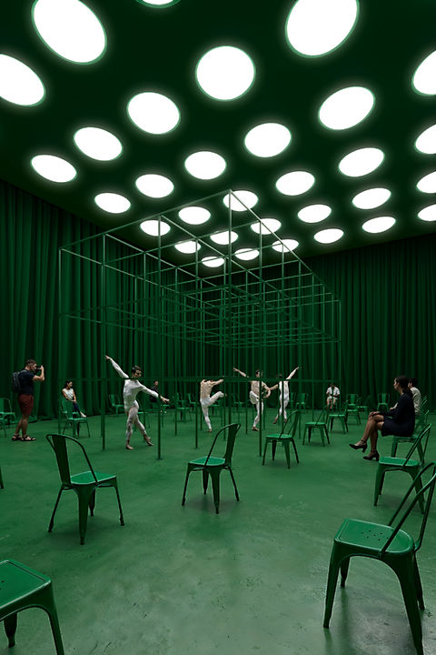 Architectural render of a Cultural center in French Riviera