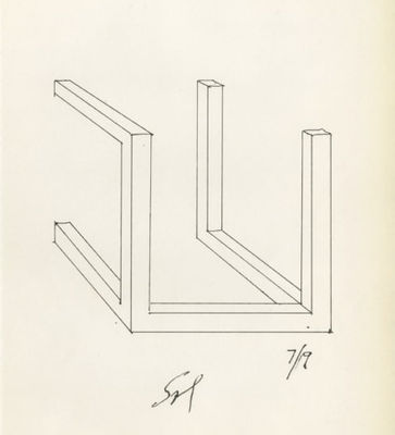 Sol Lewitt, Drawing 7/4, 1973