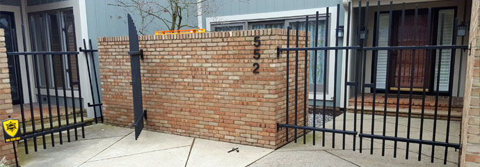 Condominium Association Metal Fence Replacement – Hartville, OH