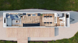 Planta en perspectiva Tiny Huilén