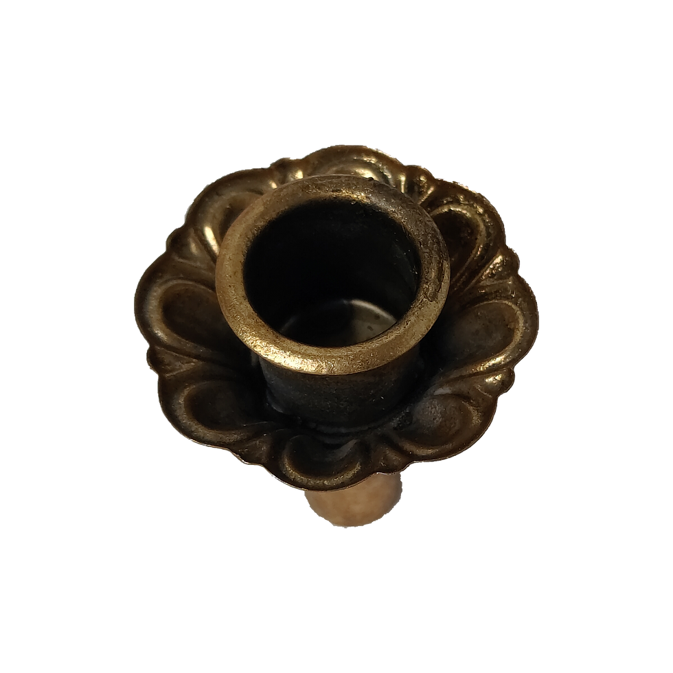 An unique bottle candle holder, designed to fit snugly into the neck of any standard wine bottle. This charming accessory transforms an empty bottle into a stylish candle holder, creating a warm, ambient glow that pairs perfectly with our wine selection. It's a creative and elegant way to repurpose bottles, adding a cozy and distinctive touch to your wine experience.