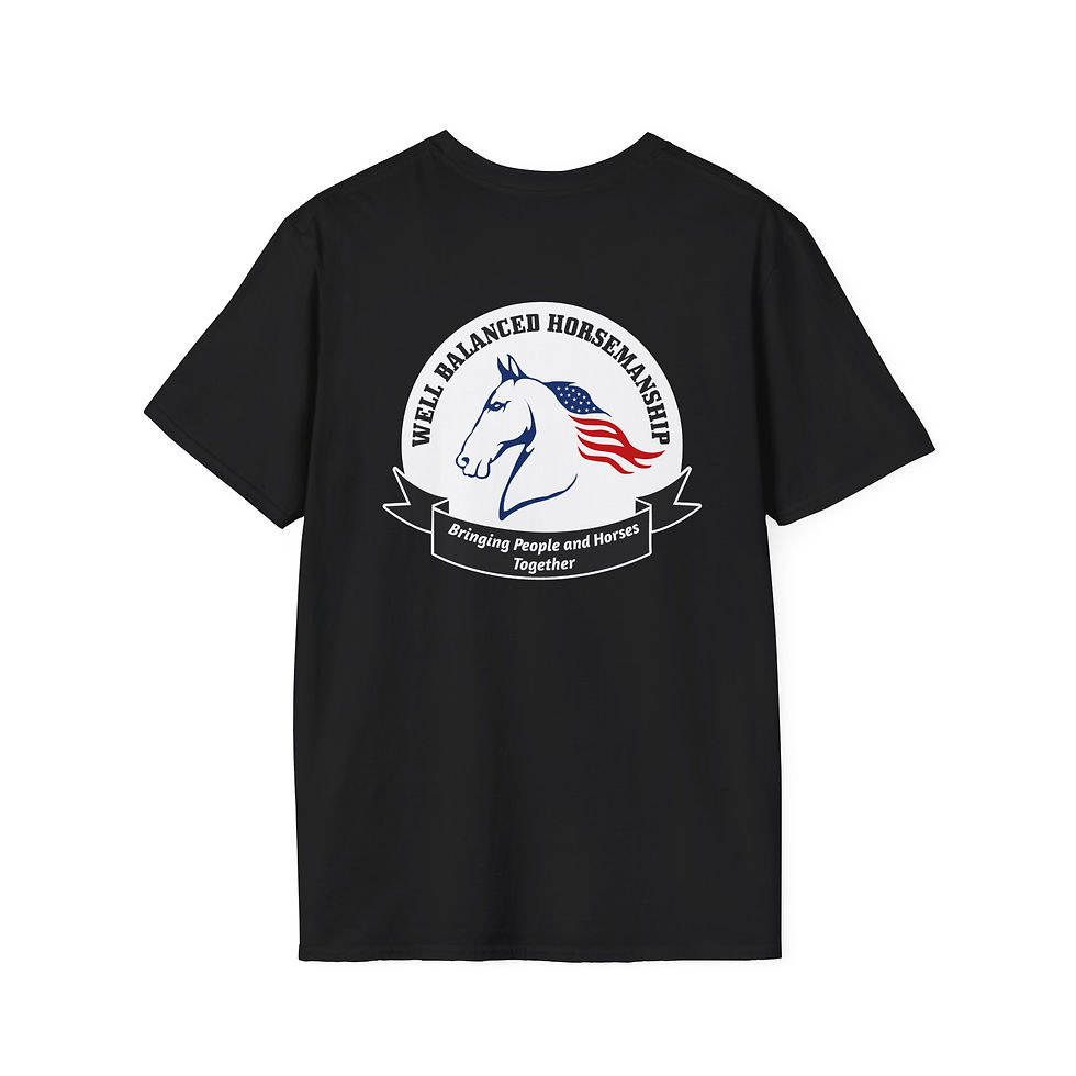 Thumbnail: Well Balanced Horsemanship Logo Tee (Bringing People and Horses Together)