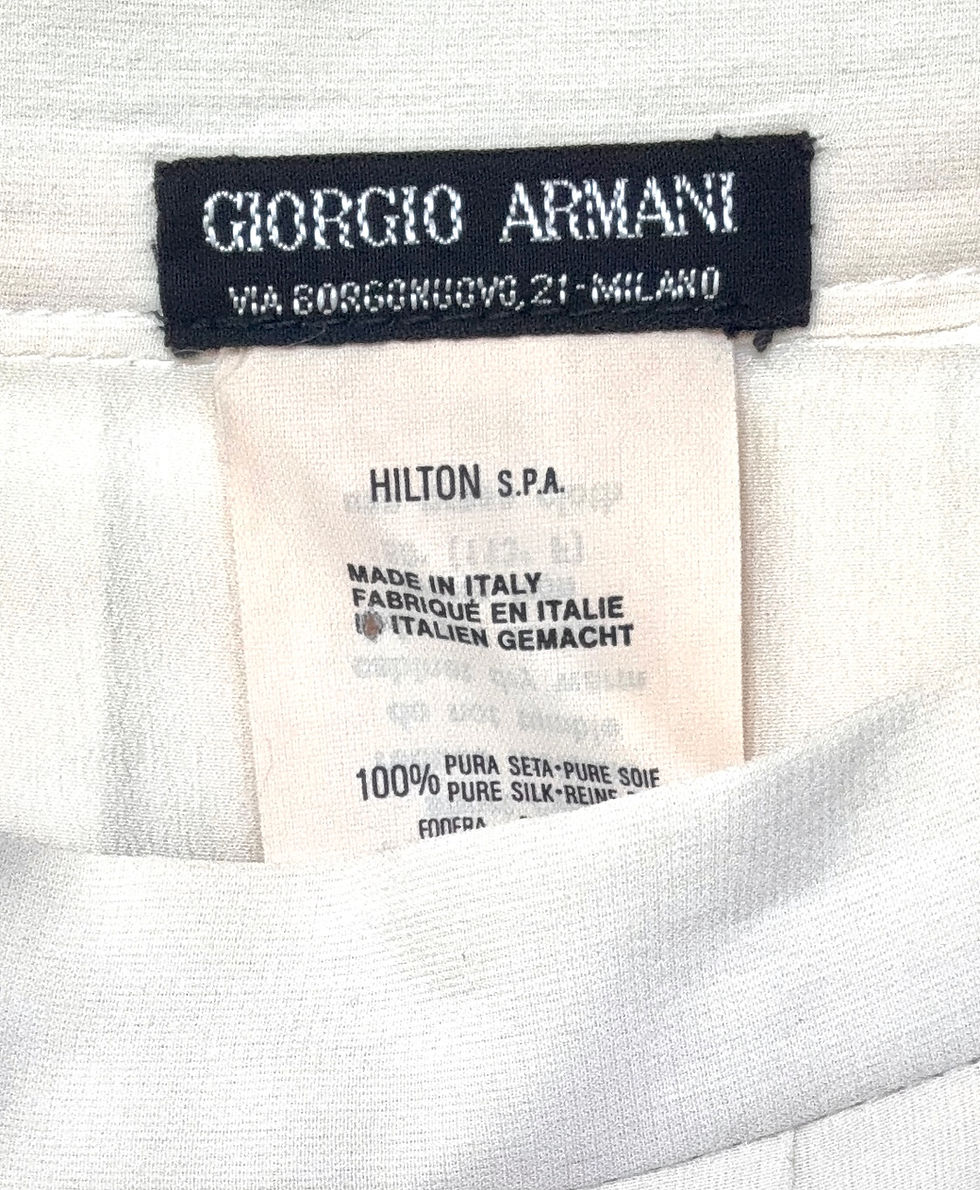 Thumbnail: White Pleated Midi Skirt: Georgio Armani