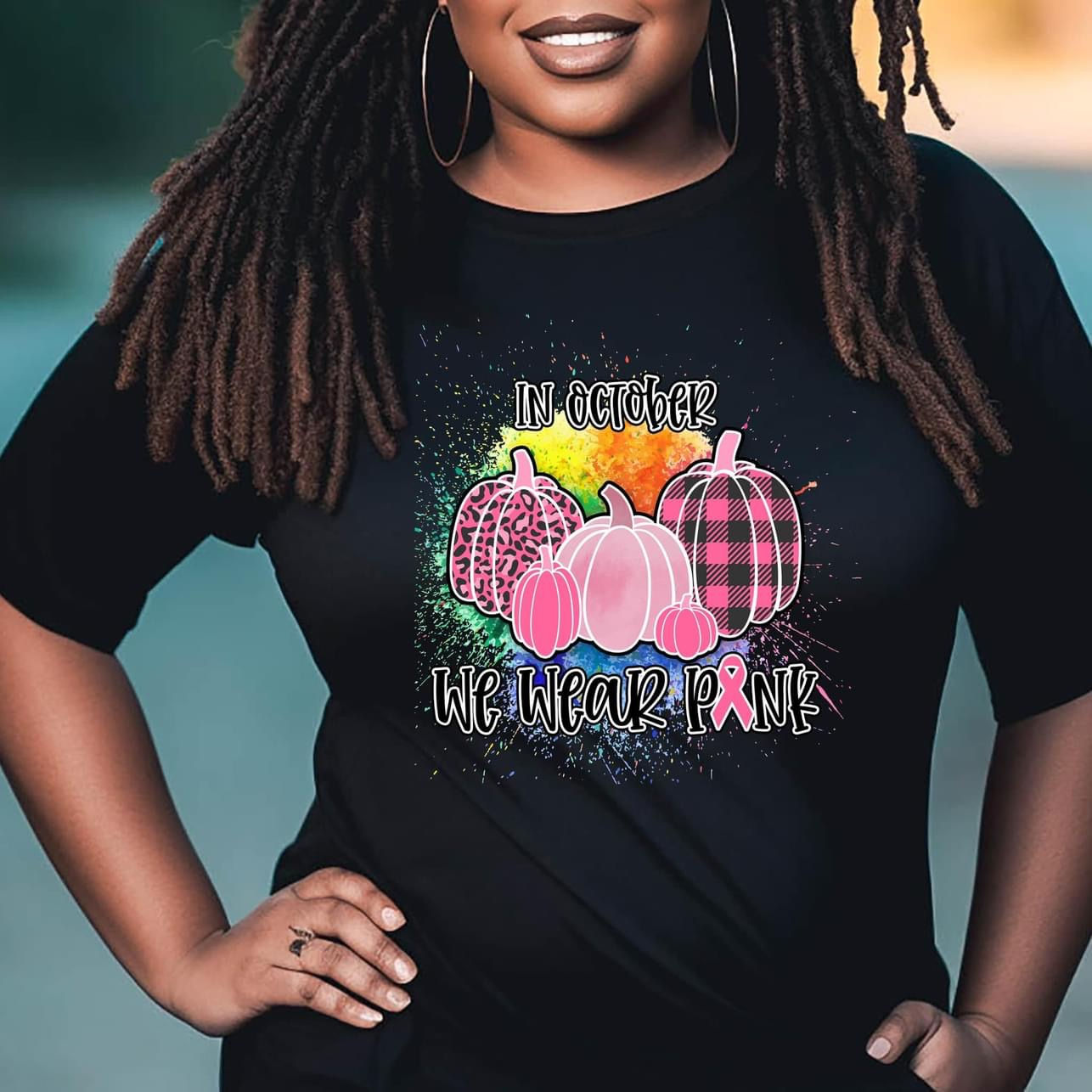 In October We Wear Pink DTF