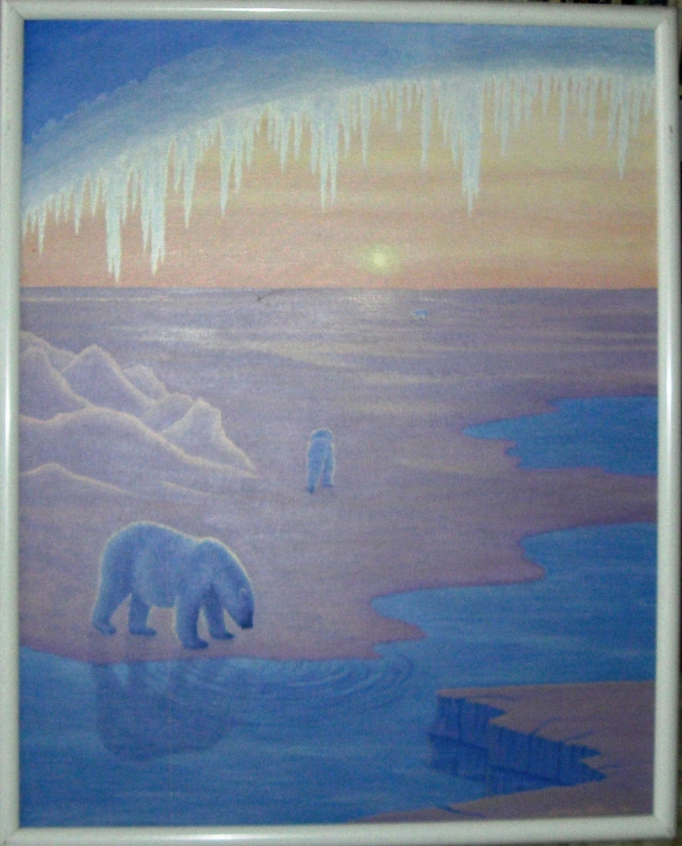 Polar Bears in Twilight
