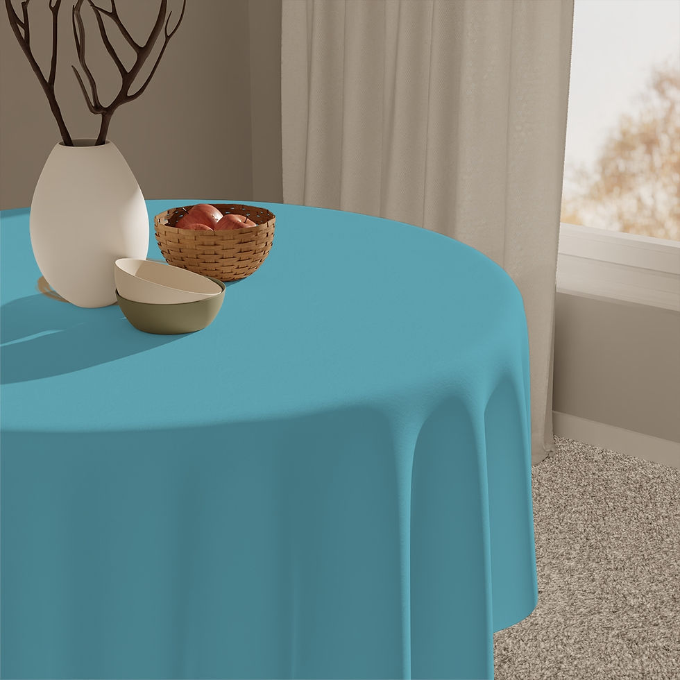 Thumbnail: Tablecloth by Agatha - Glow Blue
