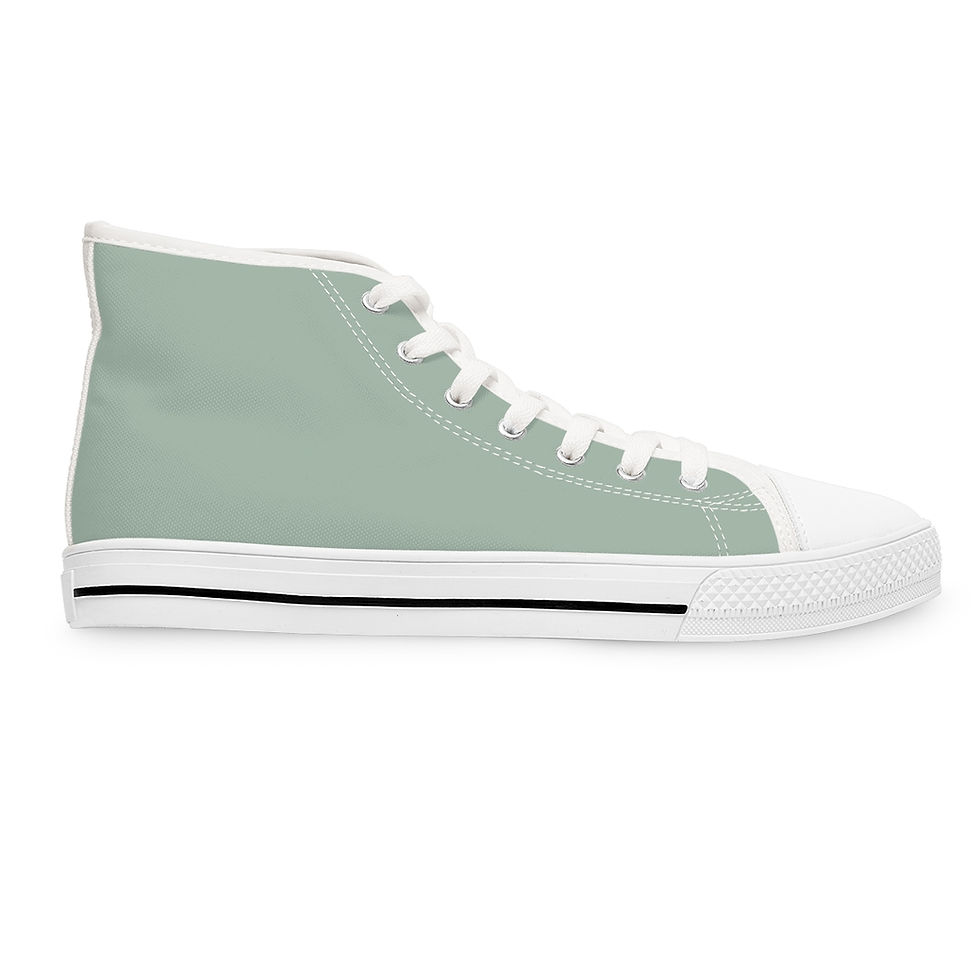 Thumbnail: High Top Sneakers by Agatha - Light Mint