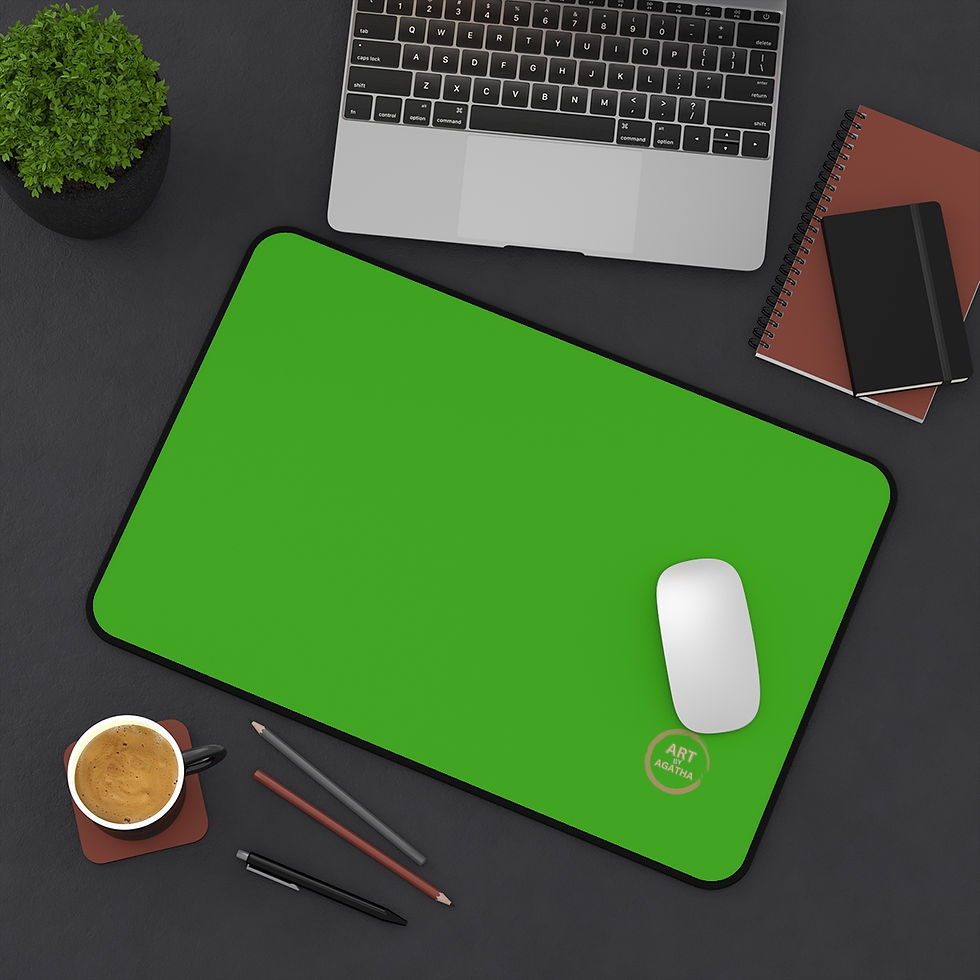 Thumbnail: Desk Mat by Agatha - Glow Green
