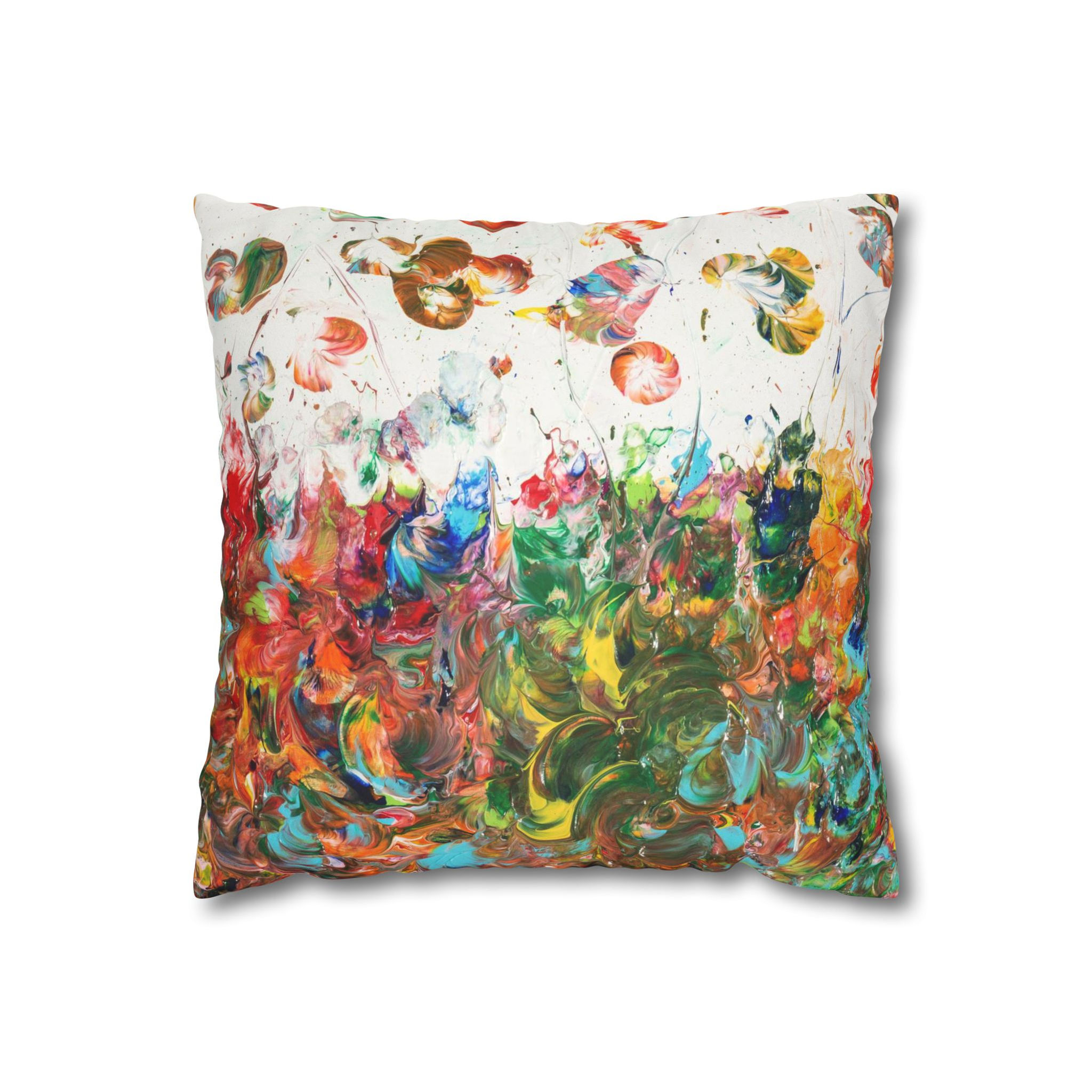 Square Pillowcase by Agatha - Fancy Flowers III