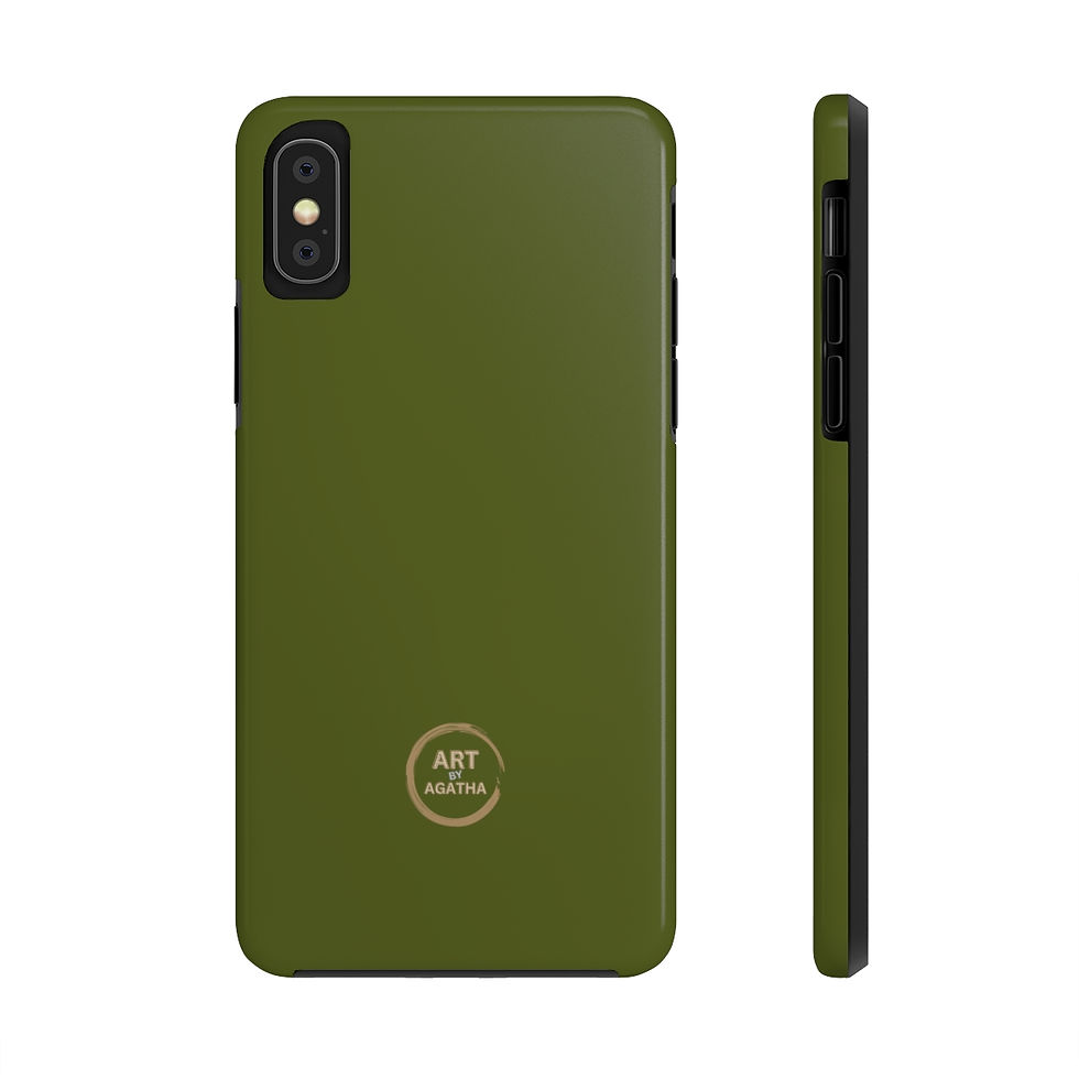 Miniaturbild: Tough Phone Case by Agatha - Moss Green