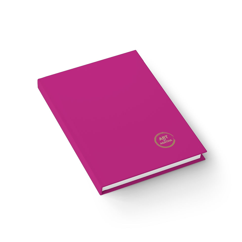 Miniaturbild: Journal - Ruled Line by Agatha - Strong Pink